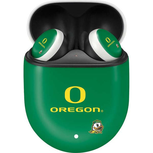University of Oregon Yellow O with Text Google Pixel Buds Skin
